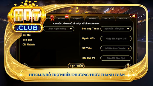 Hướng dẫn rút tiền HITCLUB nhanh chóng và an toàn